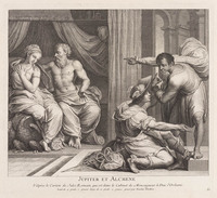 KG 14600
<br/>
Jupiter en Alcmene
<br/>
<em>Tardieu, Nicolas Henri (1674-1749)</em>